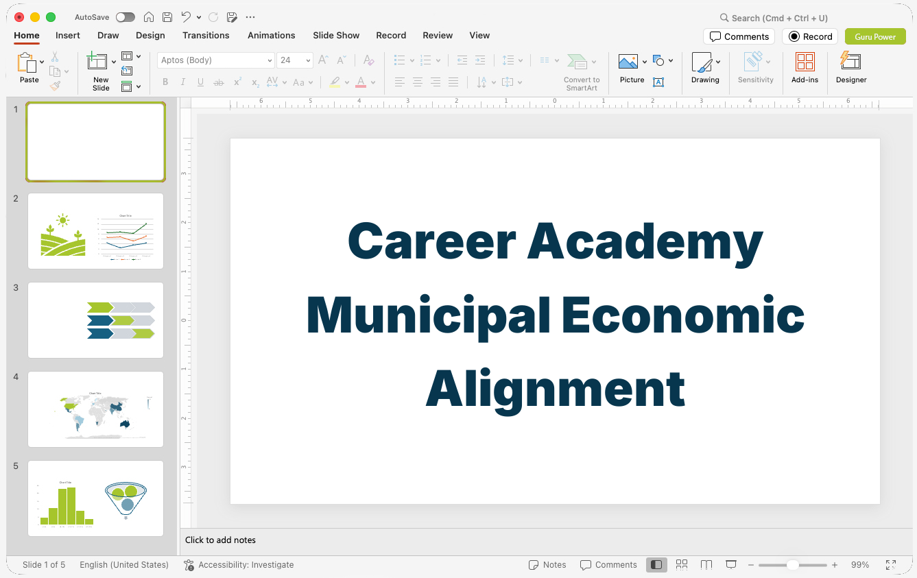 Career Academy Municipal Economic Alignment Pitch-Deck