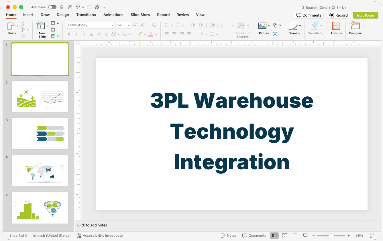 3PL Warehouse Technology Integration Presentation