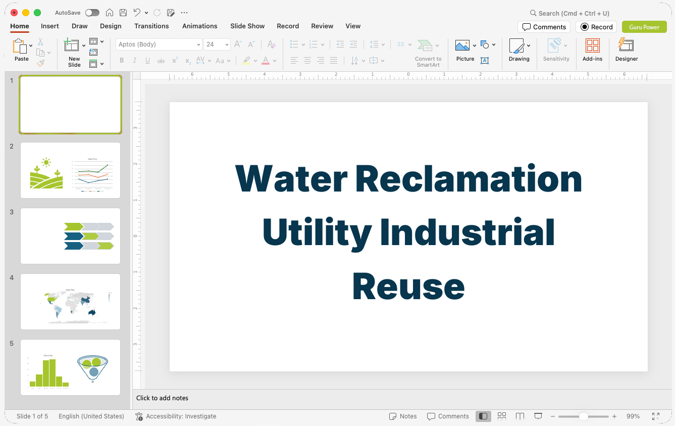 Water Reclamation Utility Industrial Reuse Presentation