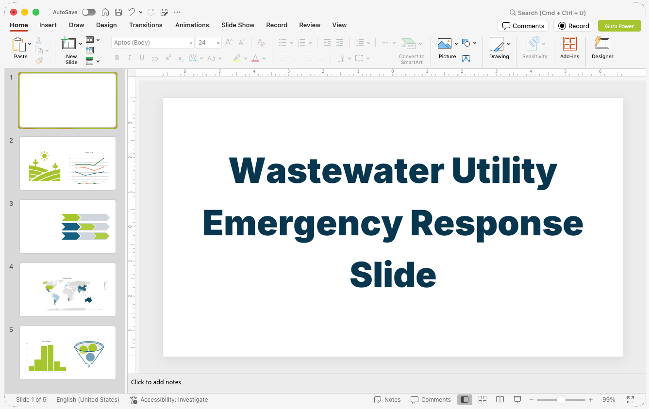 Wastewater Utility Emergency Response Slide-Deck