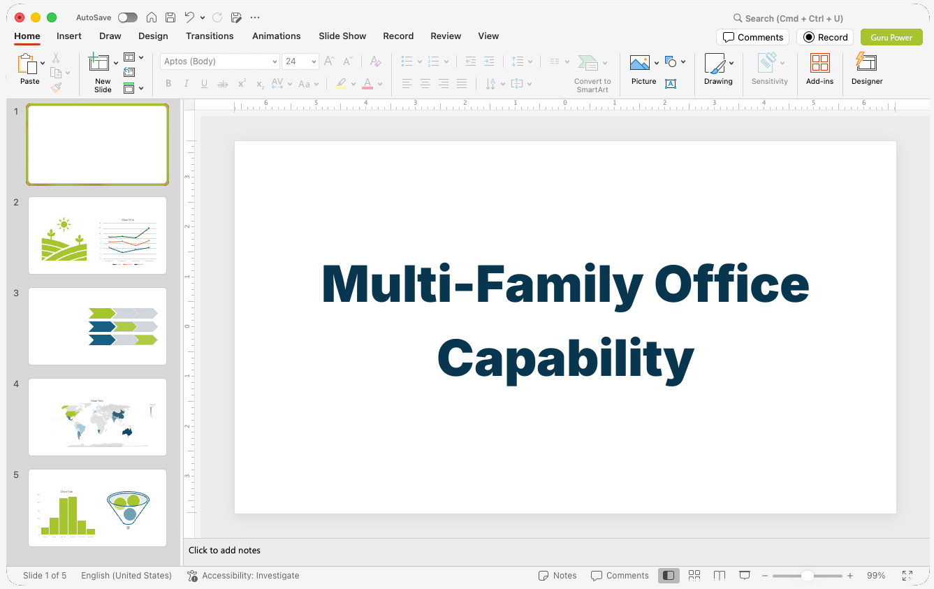 Multi-Family Office Capability Pitch-Deck