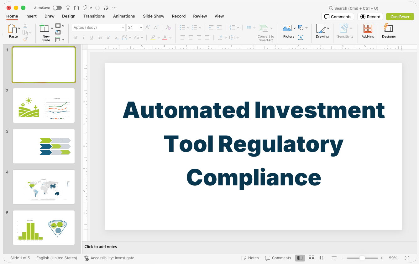Automated Investment Tool Regulatory Compliance Presentation