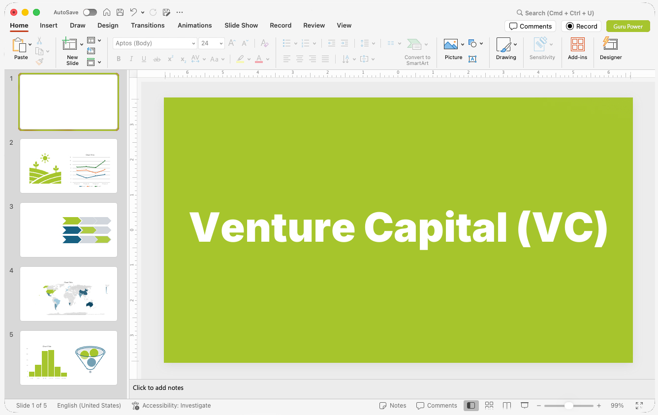 Venture Capital (VC) Presentations