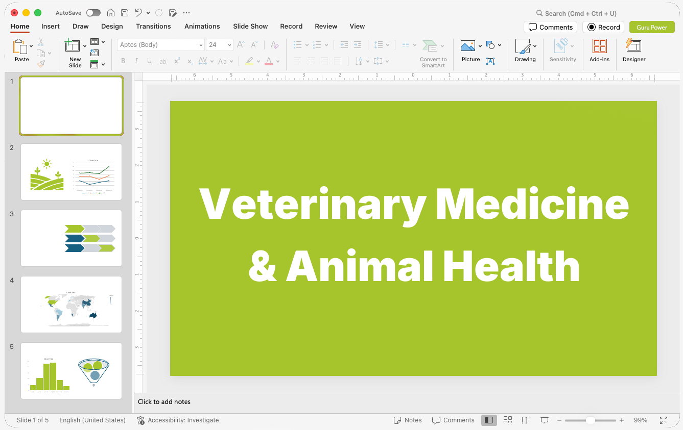Veterinary Medicine & Animal Health Presentations