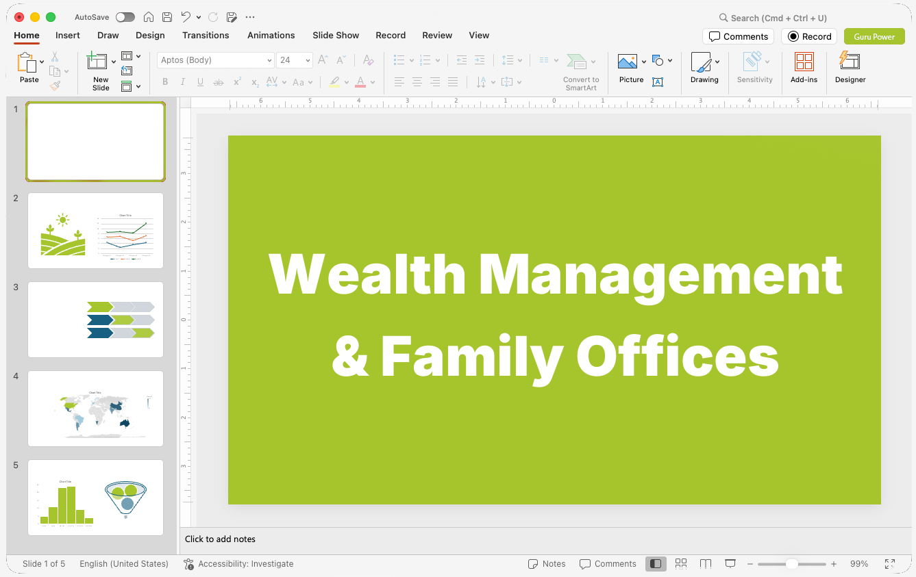 Wealth Management & Family Offices Presentations